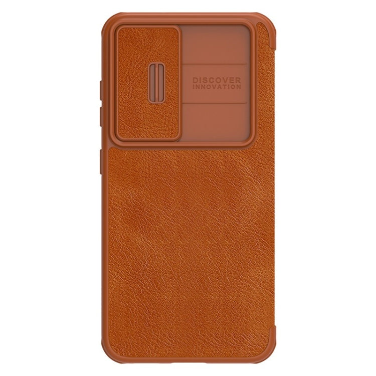 Nillkin Qin Pro Series Leather Flip Case - For Samsung Galaxy S23 - mosaccessories